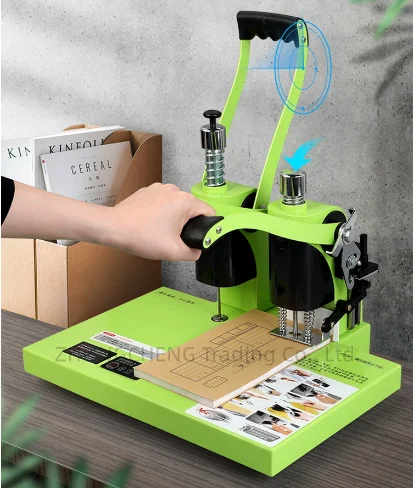 Manual Binding Machine hot-melt Riveting Tube Electric Glue Binding Line Small Tender Information Manual Punching