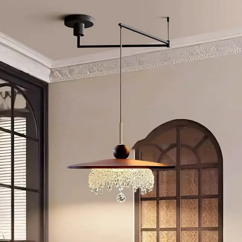 Rocker arm restaurant light Italian minimalist light luxury high-end dining table bar light creative water drop