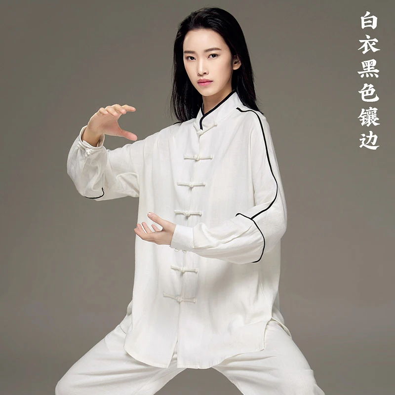 Unisex Martial Arts Tai Chi Suit for All Seasons, Training, Performance & Competition Uniform