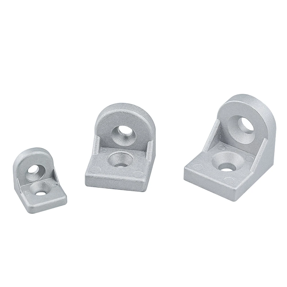 10Pcs/Lot Steering Angle Corner Bracket 2020 3030 4040 L Type Fittings Connector Connection Joint for Aluminum Profiles