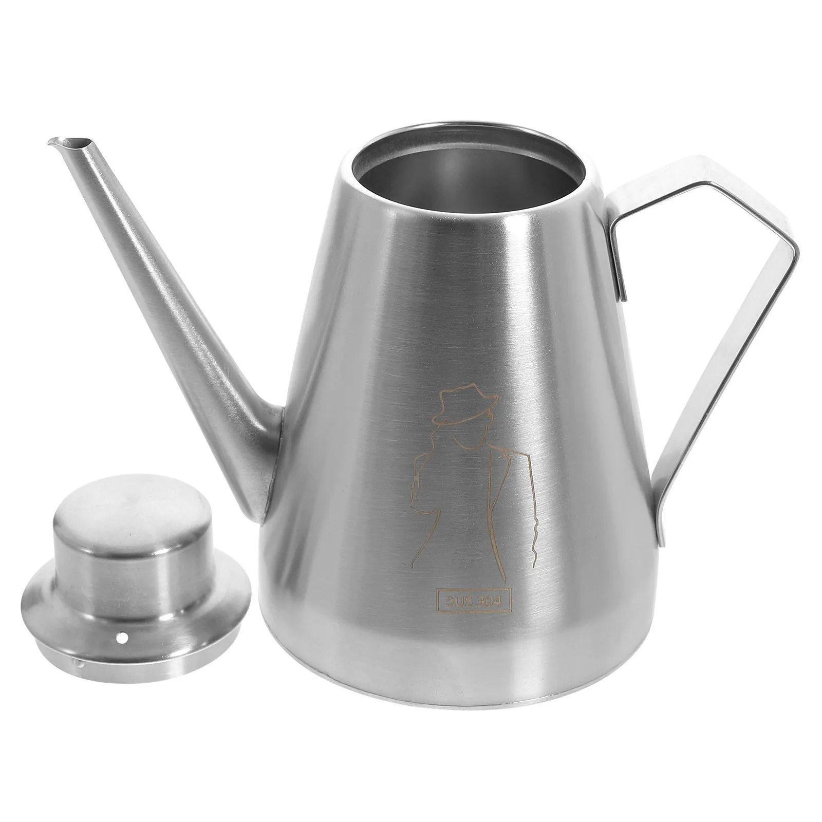 

Диспенсер для масла из нержавеющей стали, 450 мл, в японском стиле, бутылка для соевого соуса, кухонная емкость для приправ, для оливкового масла и уксуса