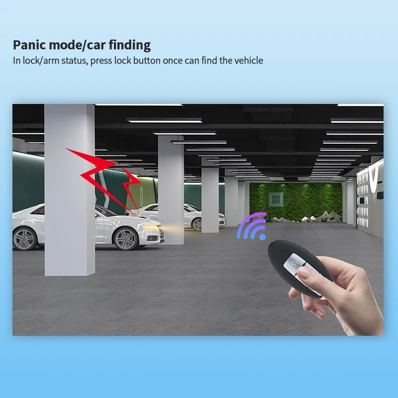 EASYGUARD Semi Plug Play PKE Keyless Go Push Button Start NFC kit For Nissan Sylphy, Qashqai 1.6, X-TRAIL, Venucia