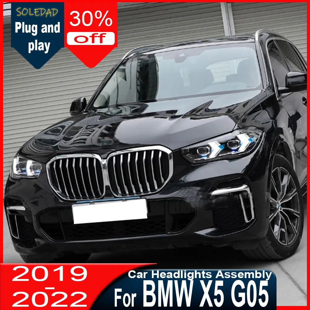 LED Head Lamp For BMW X5 G05 Car Headlight 2019-2022 LED Upgrade Modified New Dynamic Turn Signal Car LED Headlight Assembly