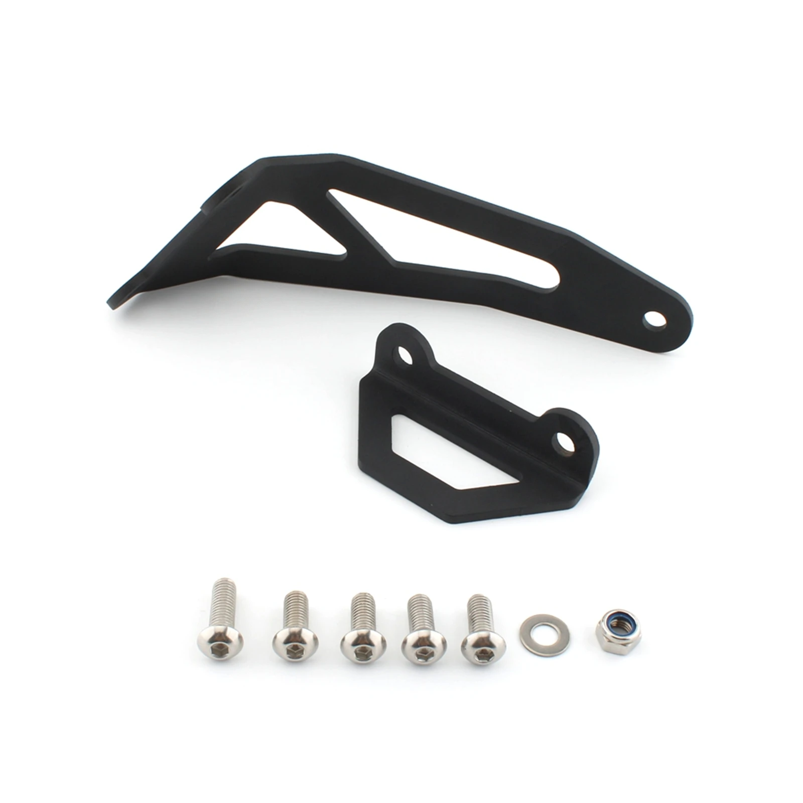 Motorbike Rear Foot Peg Remove Exhaust Hanger Support Bracket Blanking Plate For CFMOTO 450MT 2024-2025