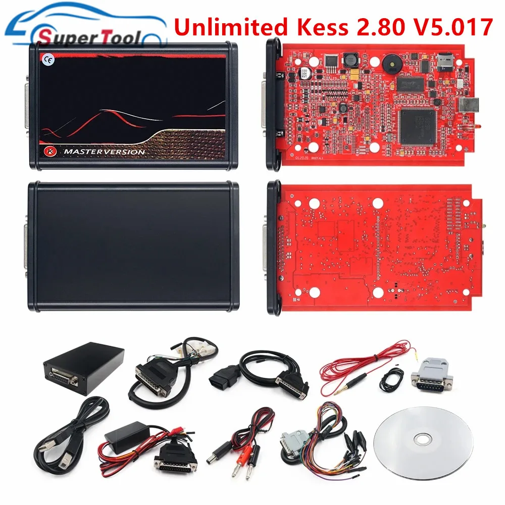 Best Kess 2.80 V5.017 ECU Master Tool K-TAG V2.25 V7.020 RED PCB 4 LED OBD2 Manager Tuning Kit KSuite 2.53 KTAG 2.25 Programmer