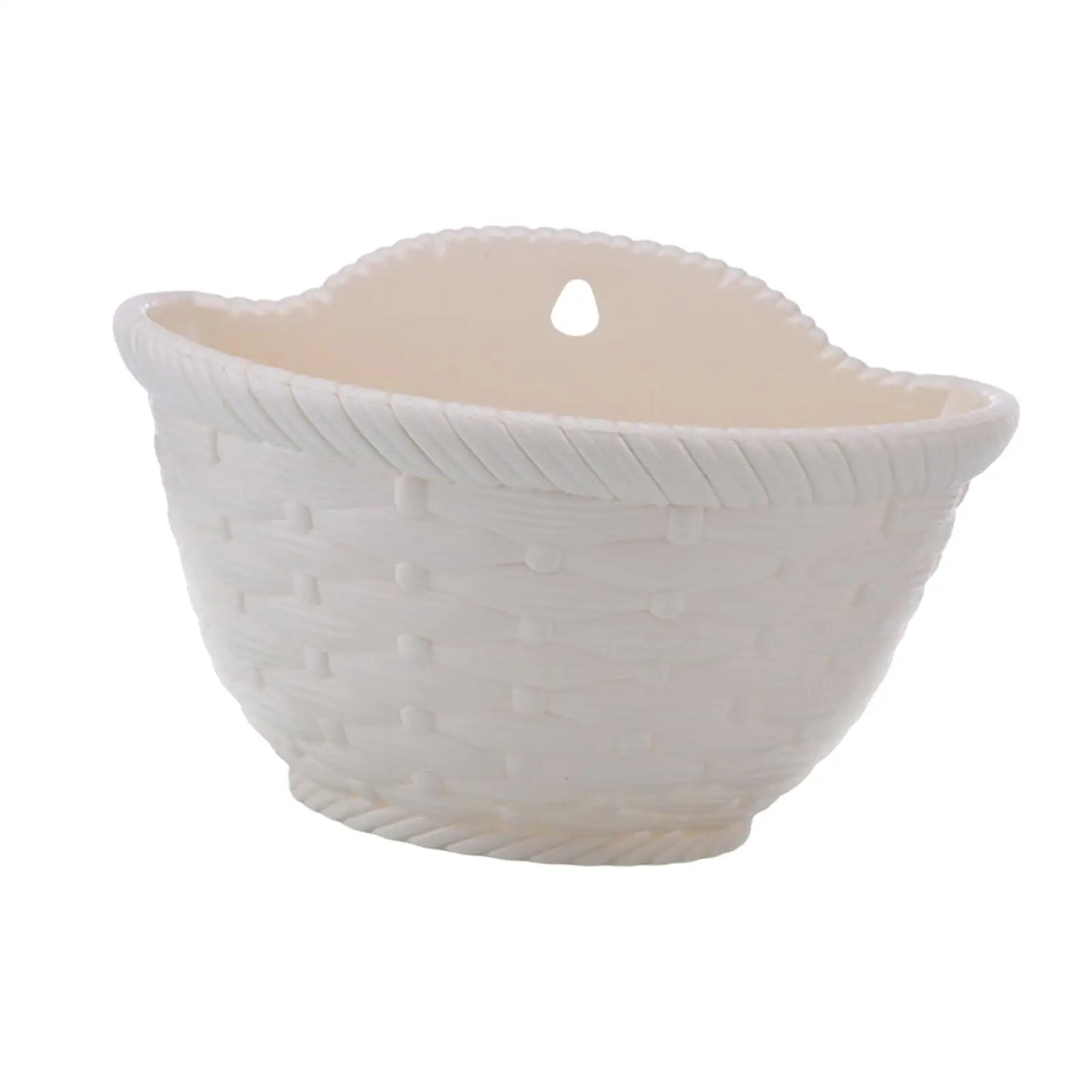 Hanging Flower Pot Flowerpot Balcony Planter Bucket Hanging Fence Planter for Balcony Fence Small Plants Railing Home Decoration