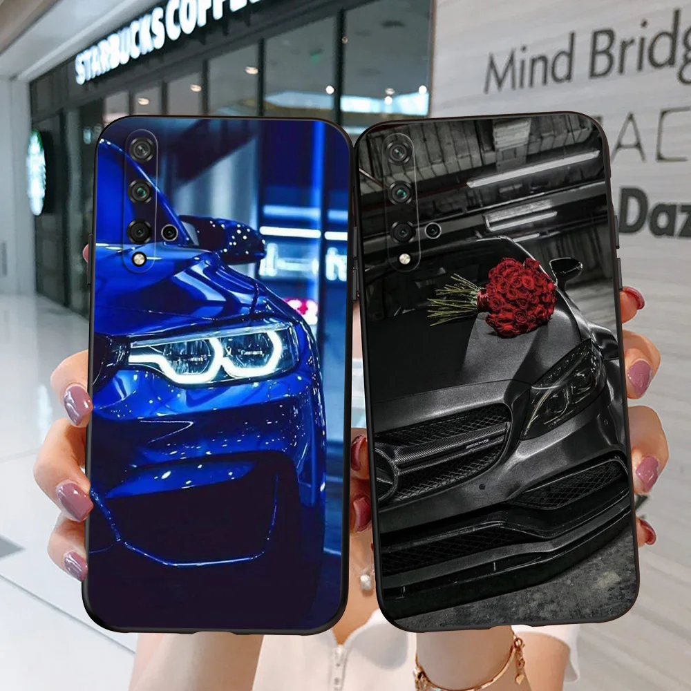 For Honor 20 Case Silicon Cover Phone Case For Huawei Honor 20 Honor20 YAL-L21 YAL-L41 black tpu case Luxury cars cool