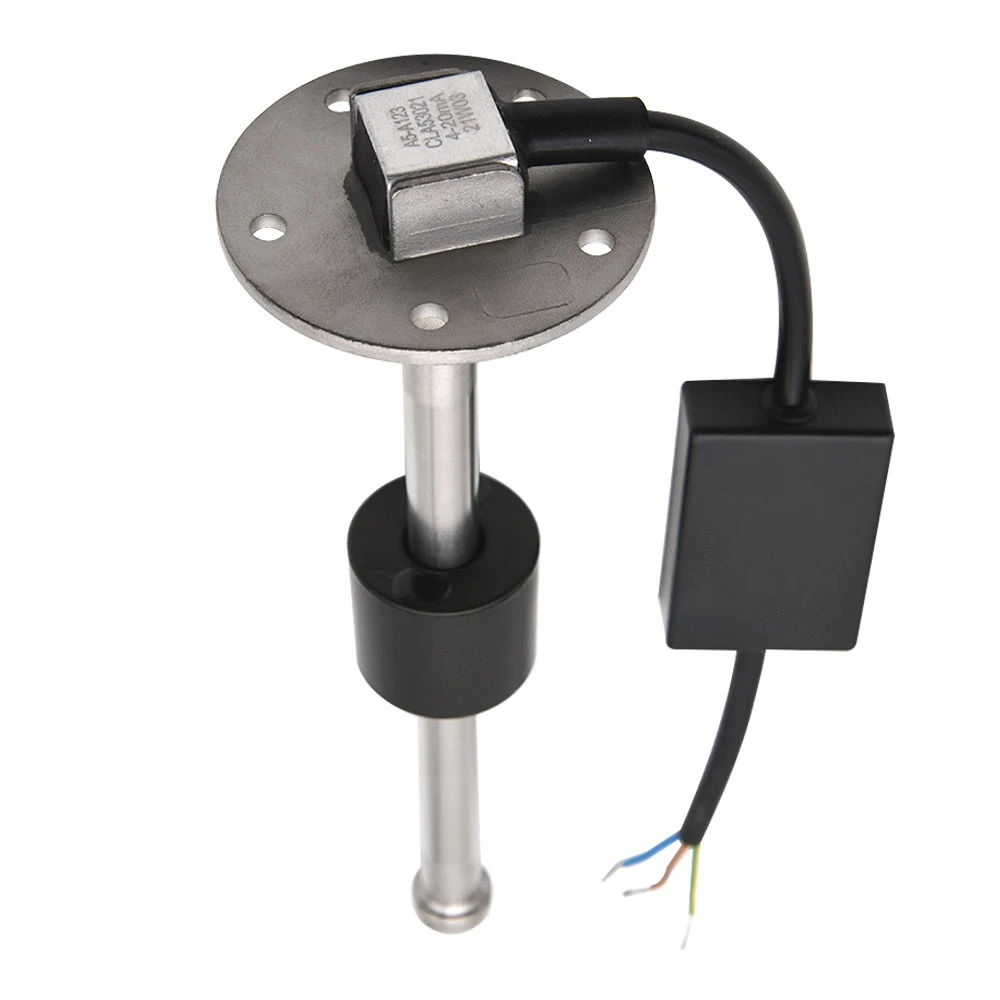 MAIMEIMI 100~550mm Current Sensor 4-20mA Current Sensor Liquid Level Inductive 304 Stainless Steel Float Level Sensor Custom