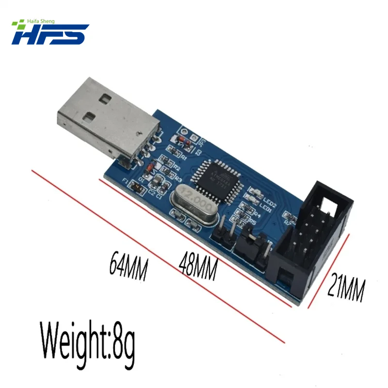 official USBASP USBISP AVR Programmer USB ISP USB ASP ATMEGA8 ATMEGA128 Support Win7 64