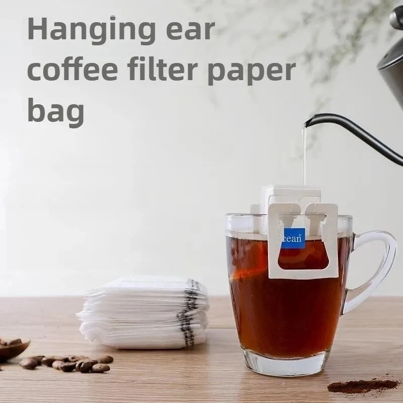 

Coffee Utensils Ear-hanging Coffee Filter Bags Hand-brewed Coffee Powder Food-grade Filter Bags Ear-hanging Coffee Bags
