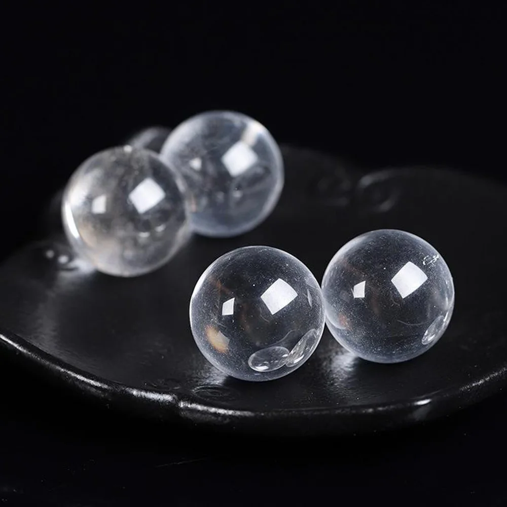 45mm High Quality Natural White crystal Crystal Ball Clear Quartz Energy Healing Stone Meditation for Home Decoration