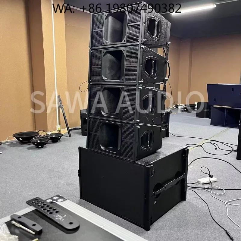 Double 10 Inch Active & Passive Line Array Speaker Professional Powered Audio Sound System