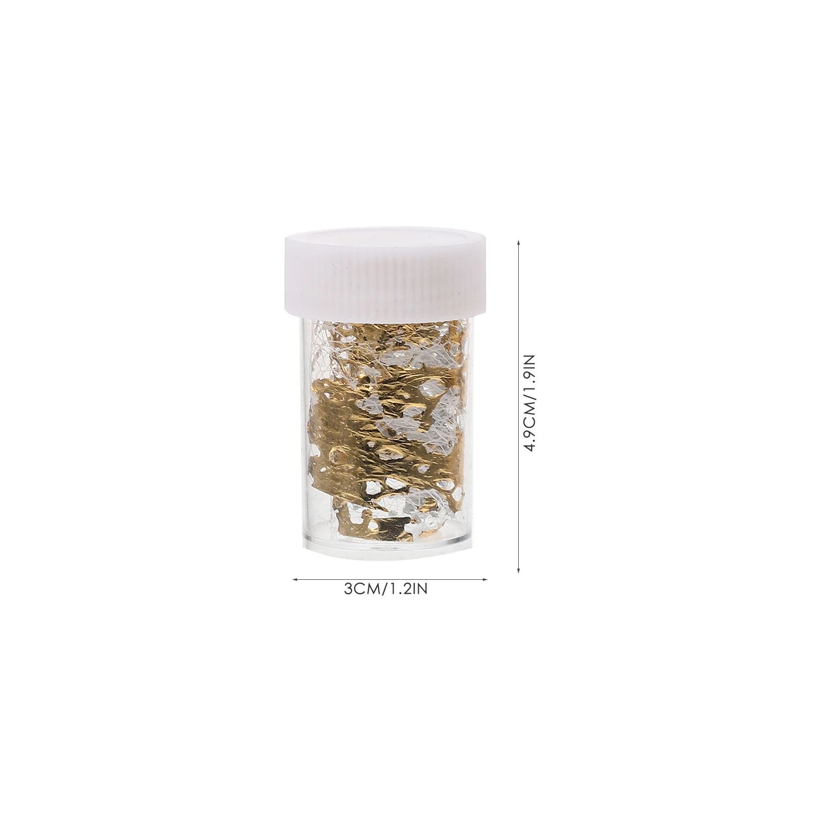 

6 Pcs Nail Decor Foil Glitter Gold Colorful DIY Manicure Jewelry Nails Decoration Iridescent Flakes