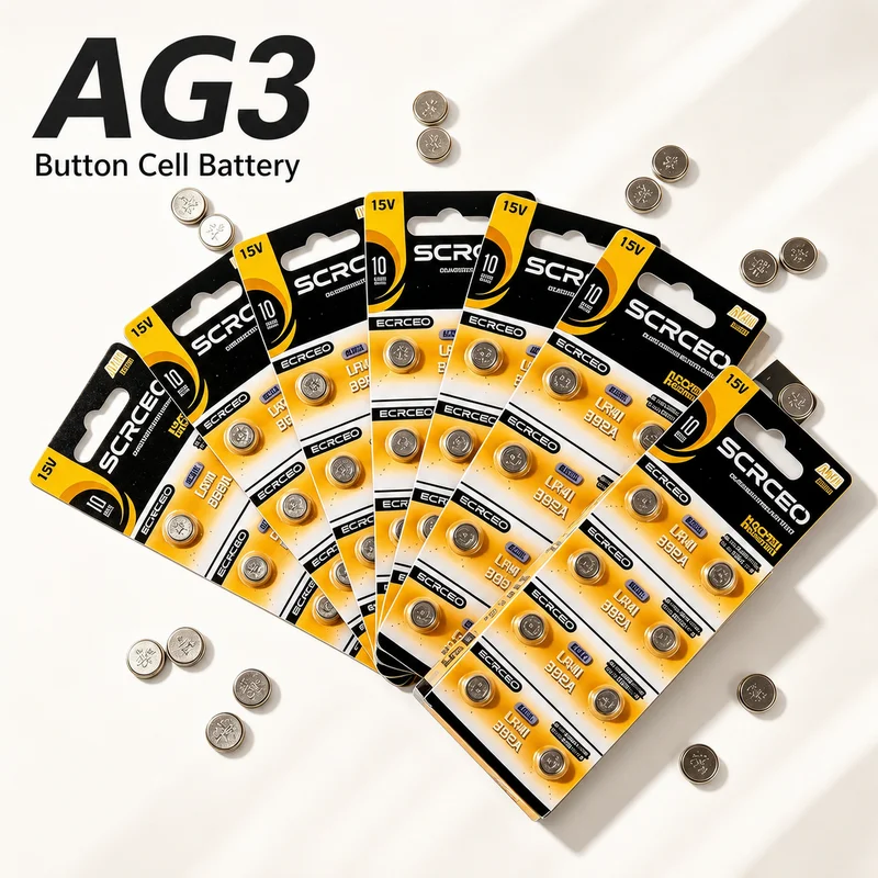 2-60PCS LR41 AG3 SR41 384 392 L736F L736C 1.5V Alkaline Button Cell Batteries for Bow Sight Light Watch Thermometer