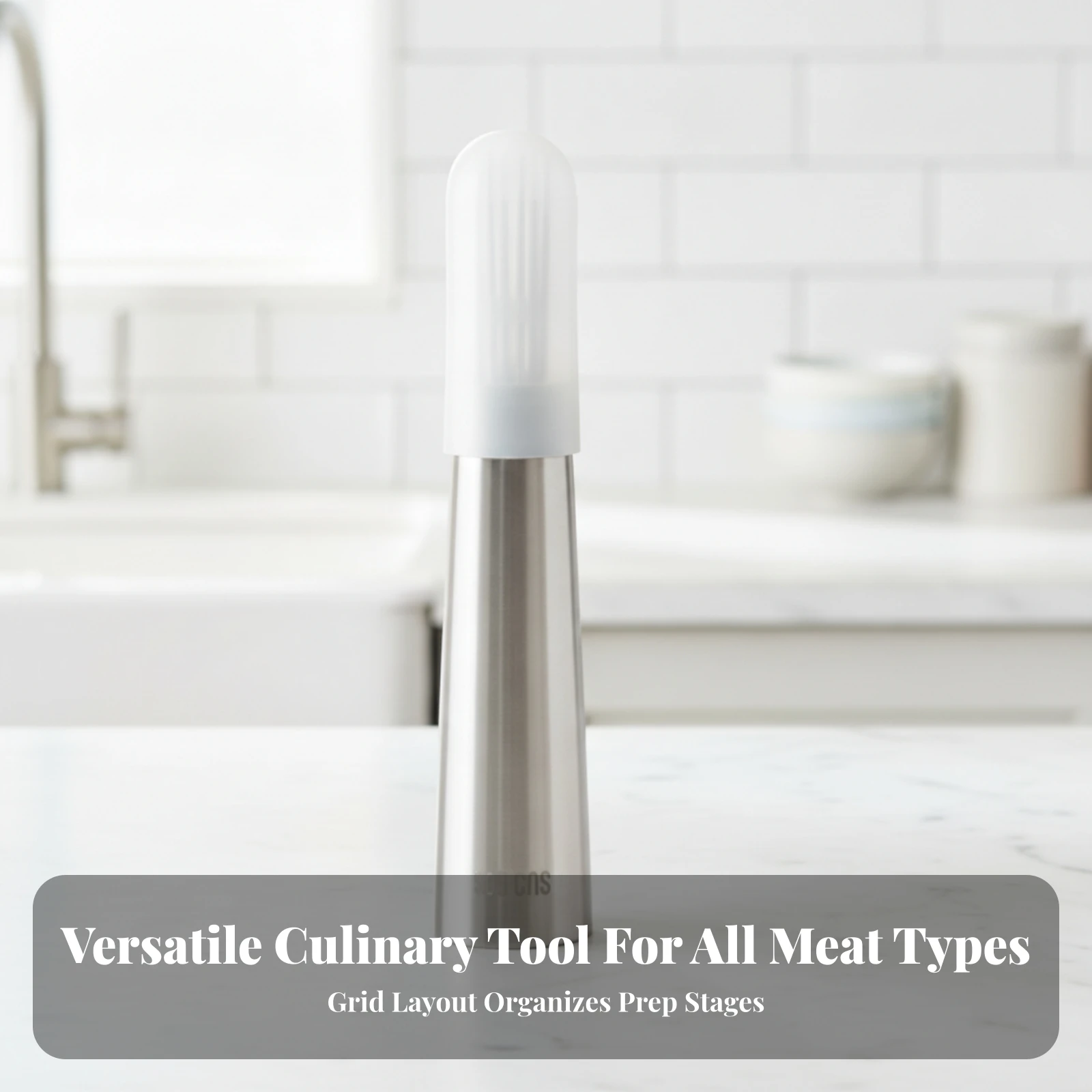 Sausage Venting Needle Accurate Sausage Pricker with Safety Cap Meat Puncture Tool Comfortable Grip Heavy-Duty