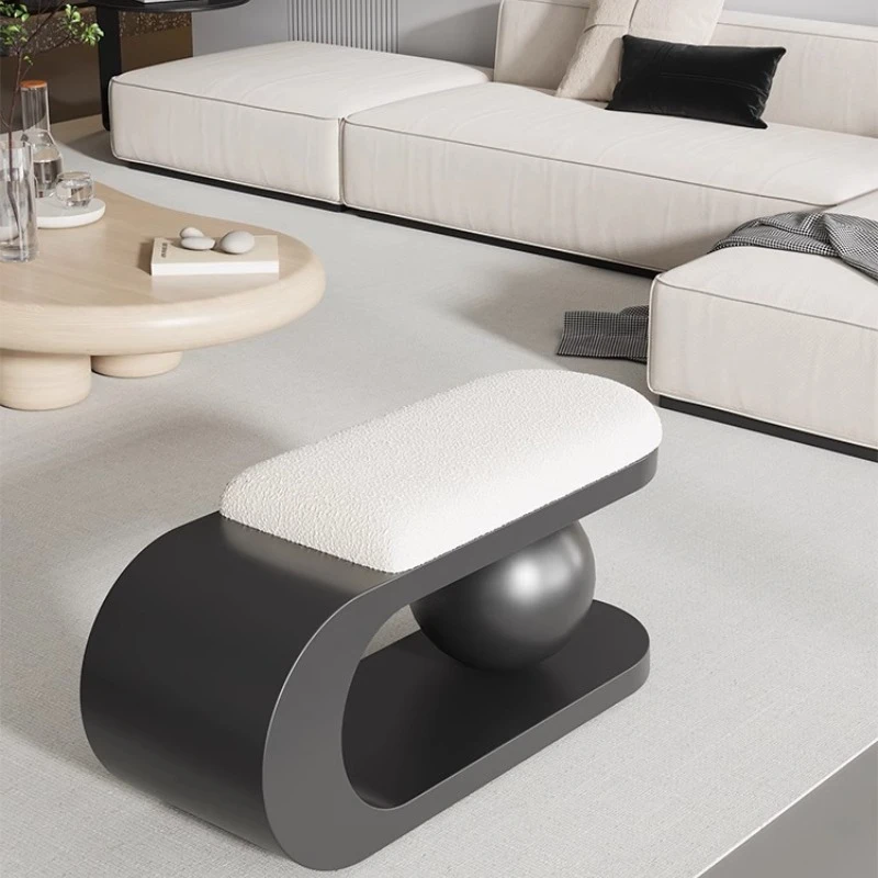 Nordic Shoe Changing Stool,long Stool for Customers,light Luxury Sofa Bench,bedroom Bed End Stool,doorstep Shoe Wearing Stool