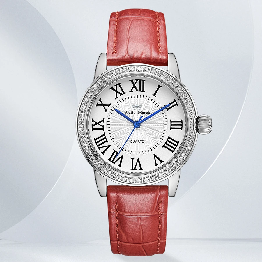 

WM Watch Retro Quartz Watch Lady Simple Classic Sapphire Women Elegant Waterproof Casual Welly Merck Woman Watches 080L-WM