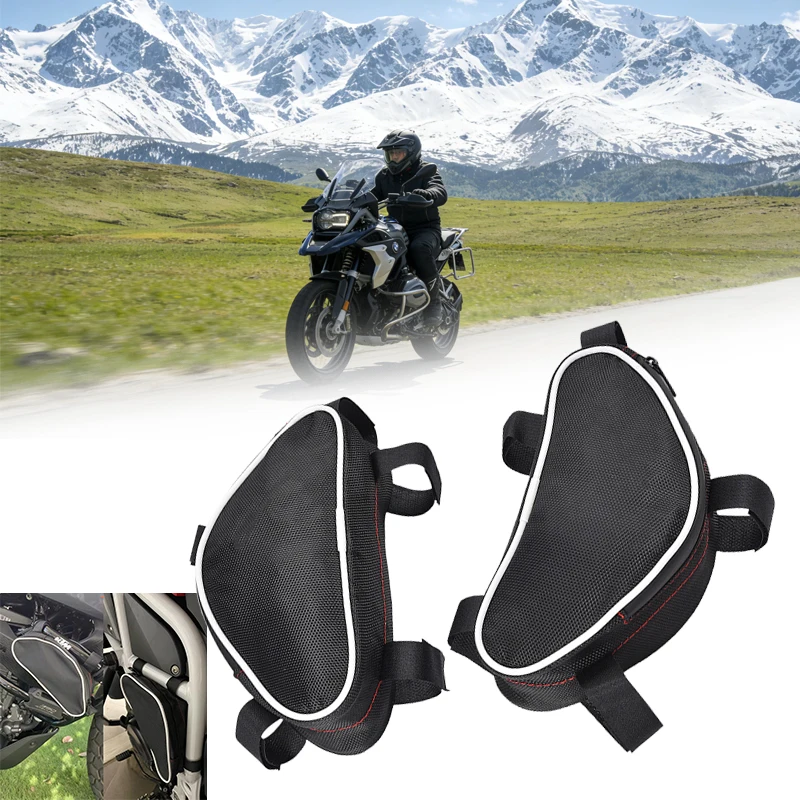 Waterproof Motorcycle Repair Positioning Frame Crash Bar Bags Side Tool Storage Bag  For F800GS F700GS ADV