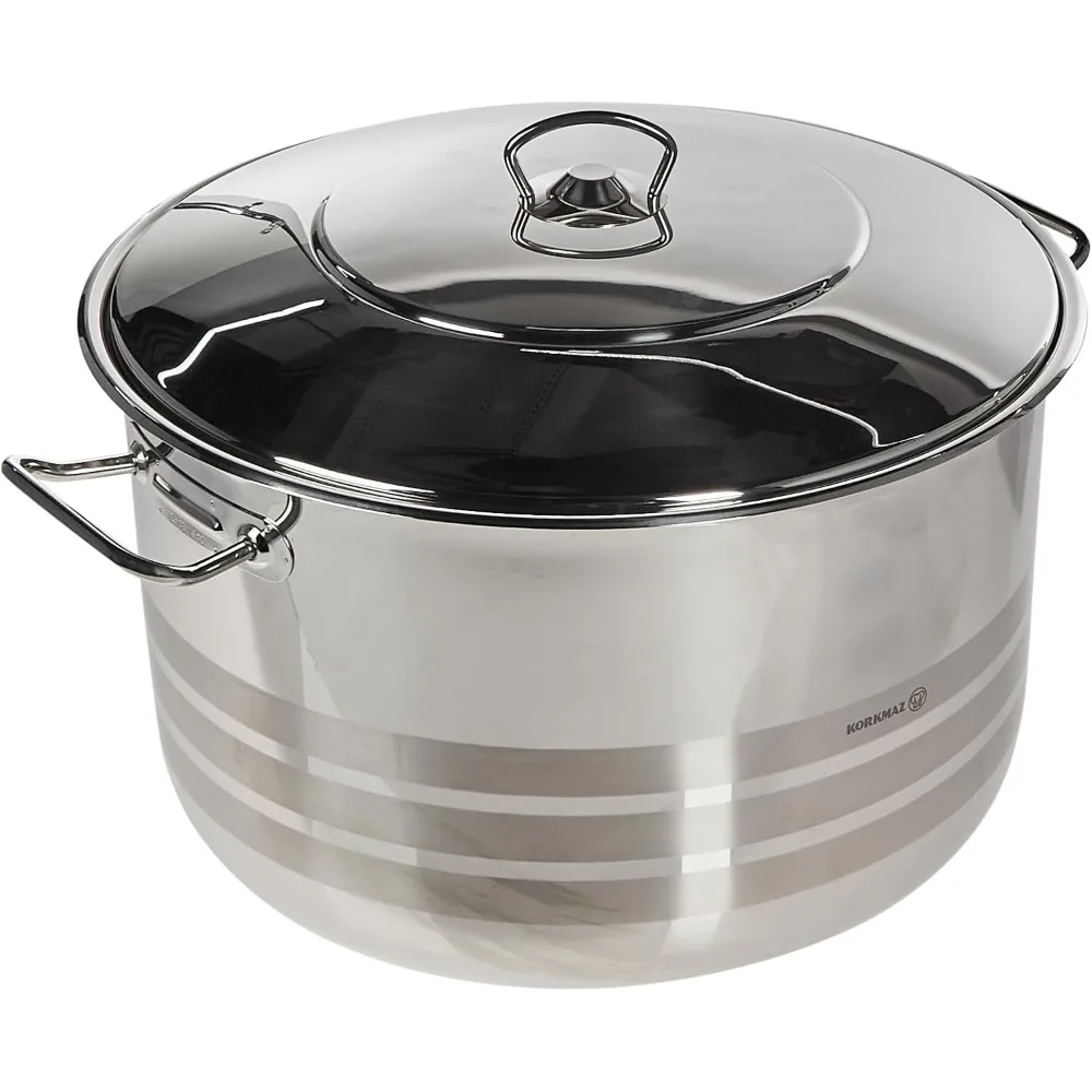 

Korkmaz Stockpot with Lid (32qt)
