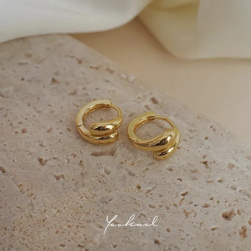 REETI 925  Silver Earrings Simple Drop Stud Earrings Creative Hot Sexy Jewelry For Women Gift Customized Korean Earrings
