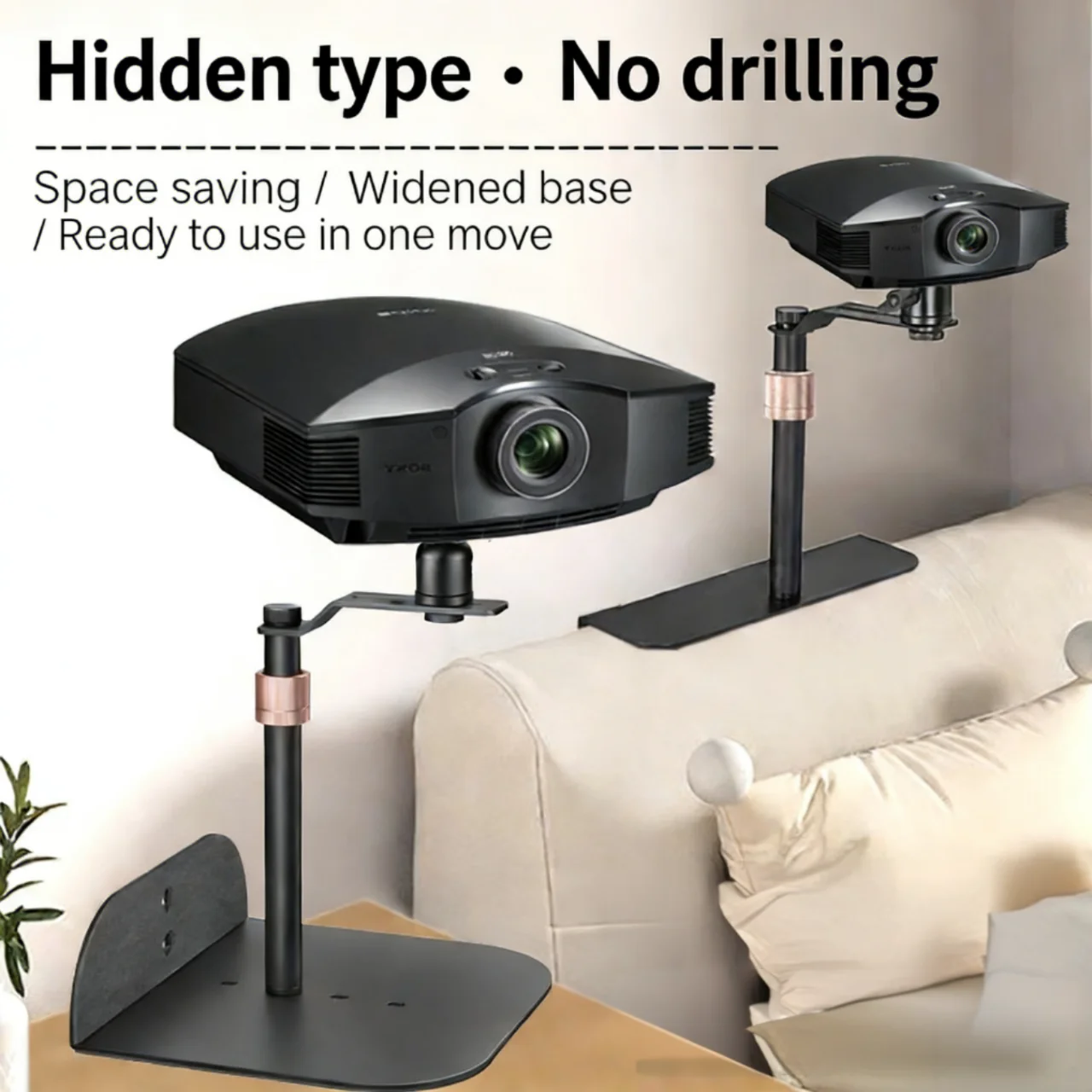 support-de-projecteur-sans-percage-support-metallique-dissimule-pour-canape-compatible-avec-les-supports-universels-de-type-gimbal-tels-que-jmgo-xgimi