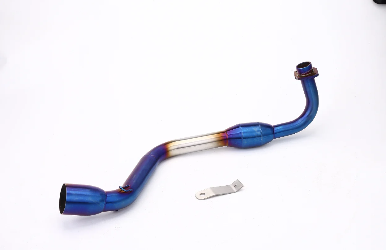 For MSX125 (Grom) 2012-2020 Stainless Steel Integrated Front Header Pipe Connect B10 Exhaust Muffler Modified Full Exhaust Syste