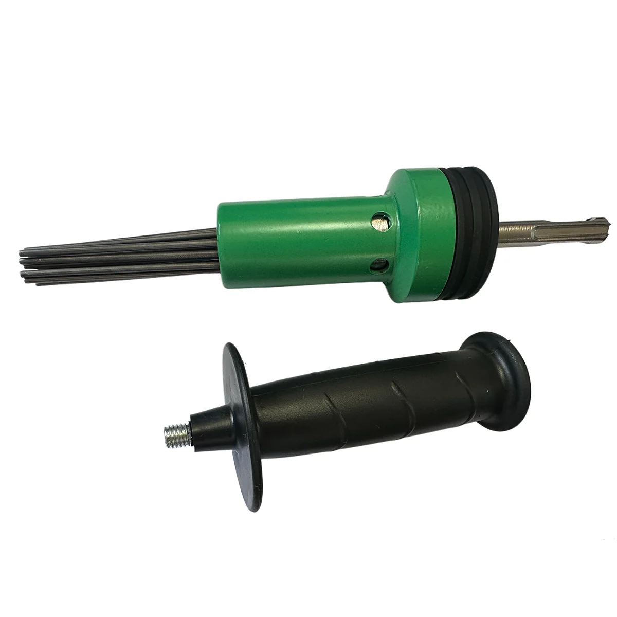 SDS Plus Deburring Tool, Needle Deslagger with Detachable Handle – Efficient Rust Removal and Edge Finishing Tool