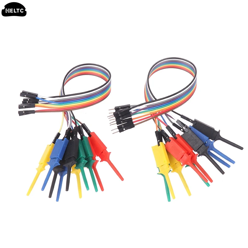 1PCS 20CM High Efficiency Test Hook Clip Logic Analyzer Cable Gripper Probe Test Clamp Kit For Chips Pins Connecting Testing