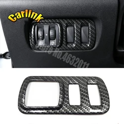 For Renault Clio IV 2013-2018 ABS Carbon/Matte Car Headlight Control Switch Left Center Control Decorative Interior Accessorie