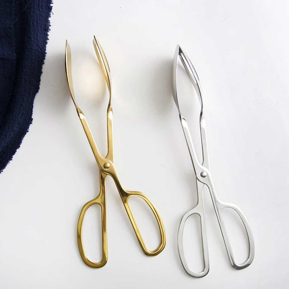 

Barbecue Clip Scissors Steak Grill Tools Stainless Steel Tongs for Cooking Grilling Accessories Food Dad Kitchen