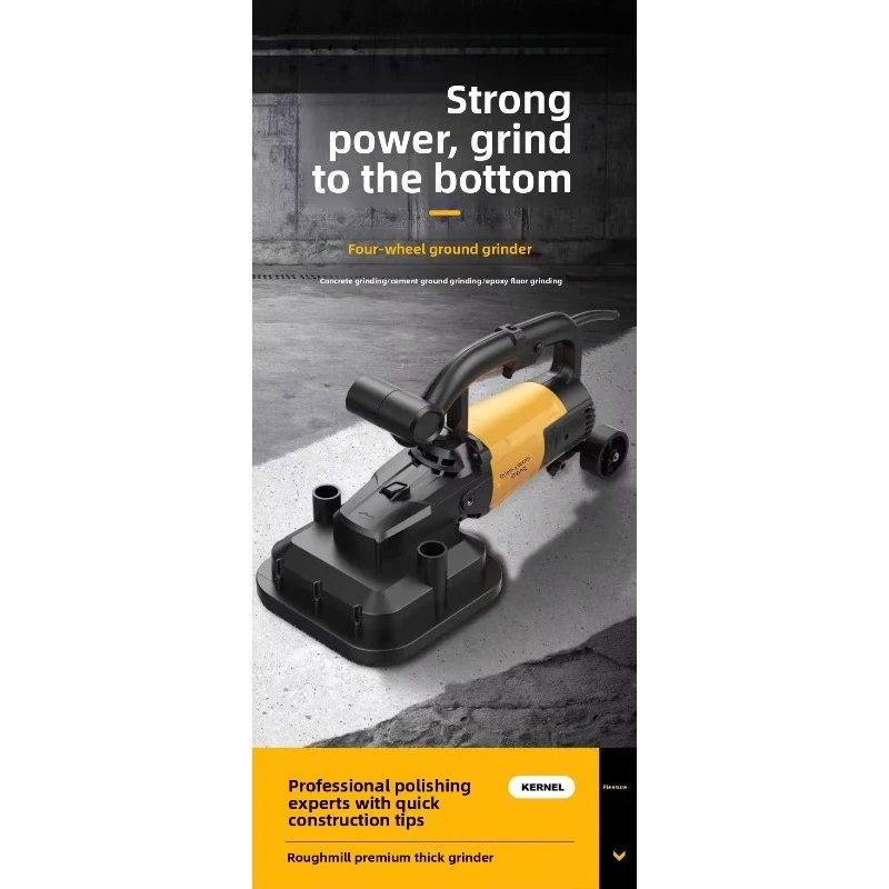 آلة تلميع الخرسانة لتنعيم الأرضيات وتنعيم الحجر على الحائط آلة تلميع للطحن على نطاق واسع