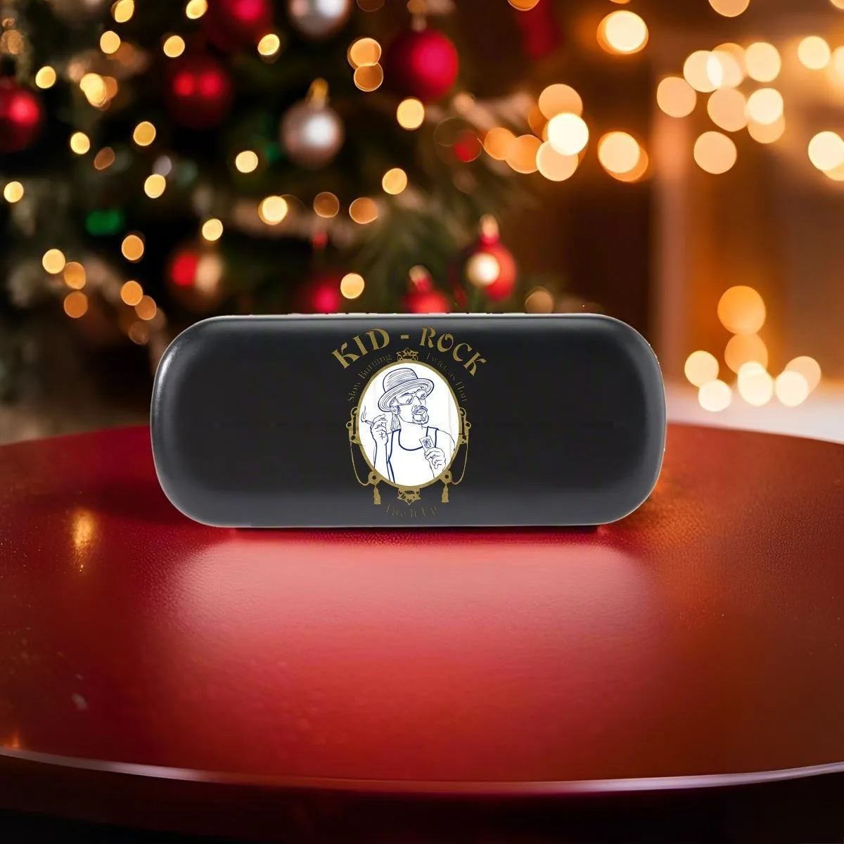 كيد روك تي شيرت It Up مرخص تي شيرت رجالي سليم صالح صغير أبيض جديد 2026 جديد للجنسين دائم نظارات حقيبة للتخزين أنيق Pa