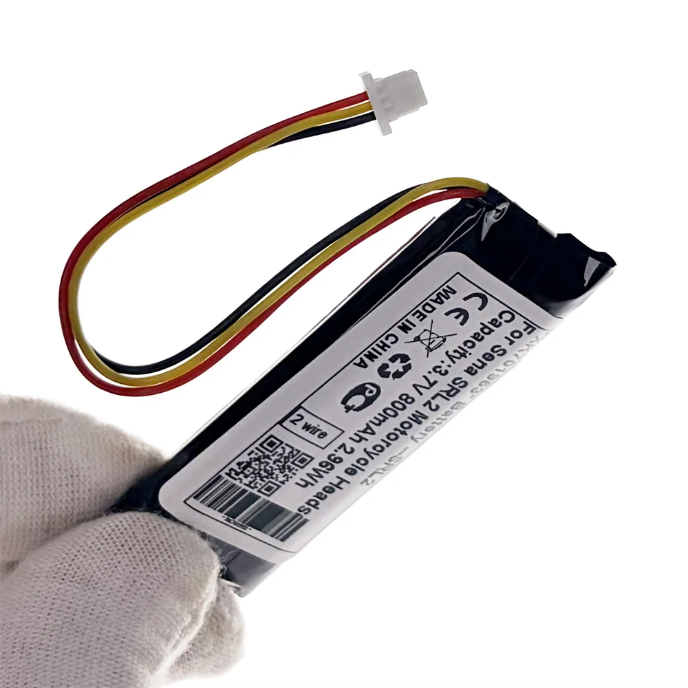 Brand New Replacement Battery XK701953 800mAh For SENA SRL2 Motorcycle Head Batteries Batteria + Tools