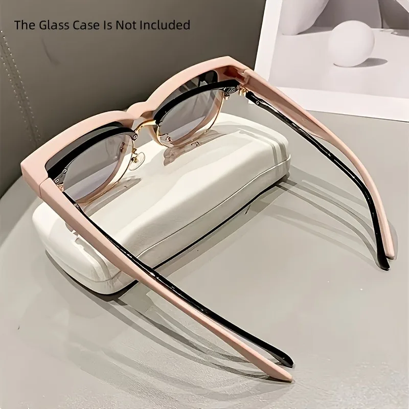 Polarisierte, blendfreie Modebrille für Damen und Herren. Modische Passform über Brille zum Fahren, Strand und Reisen – Detail 4