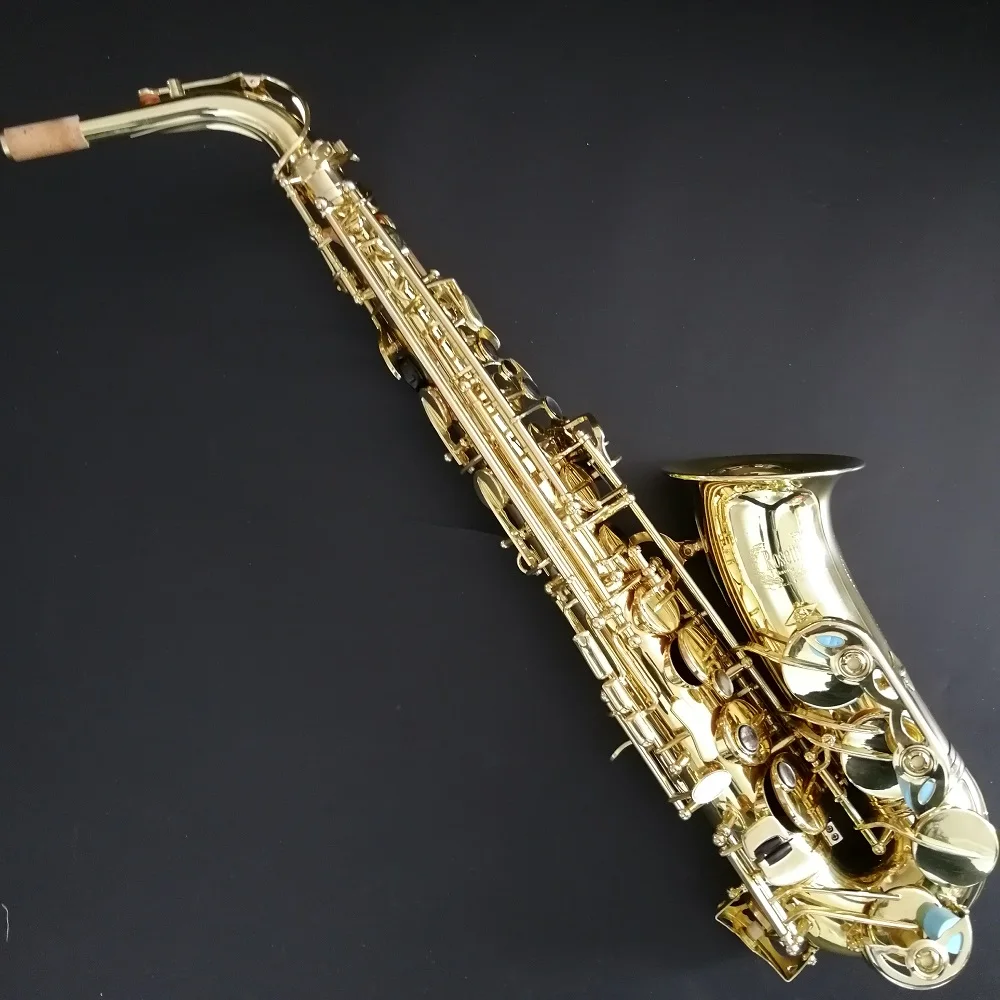 Raw Brass Roll Tone Hole Alto Saxophone