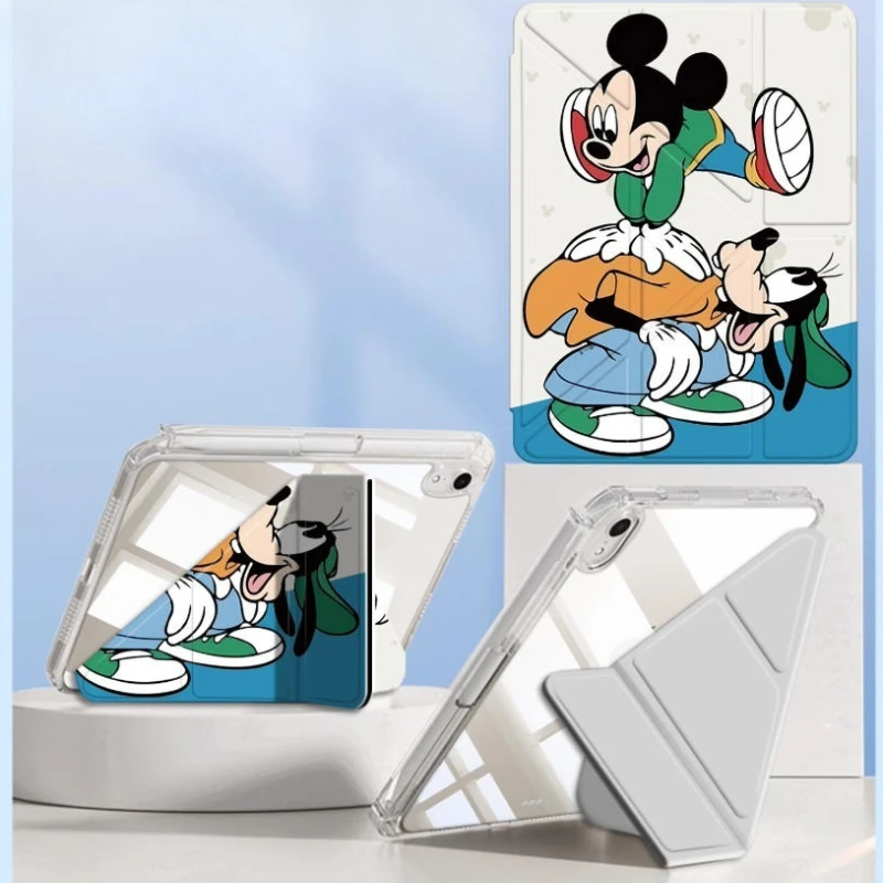 

Mickey For iPad Case Funda ipad 8/9/10 10.2in A16 11in Fold Tablet Cover Air 4 5 10.9in M2 M3 Pro4 5 6 12.9in M4 Protective case