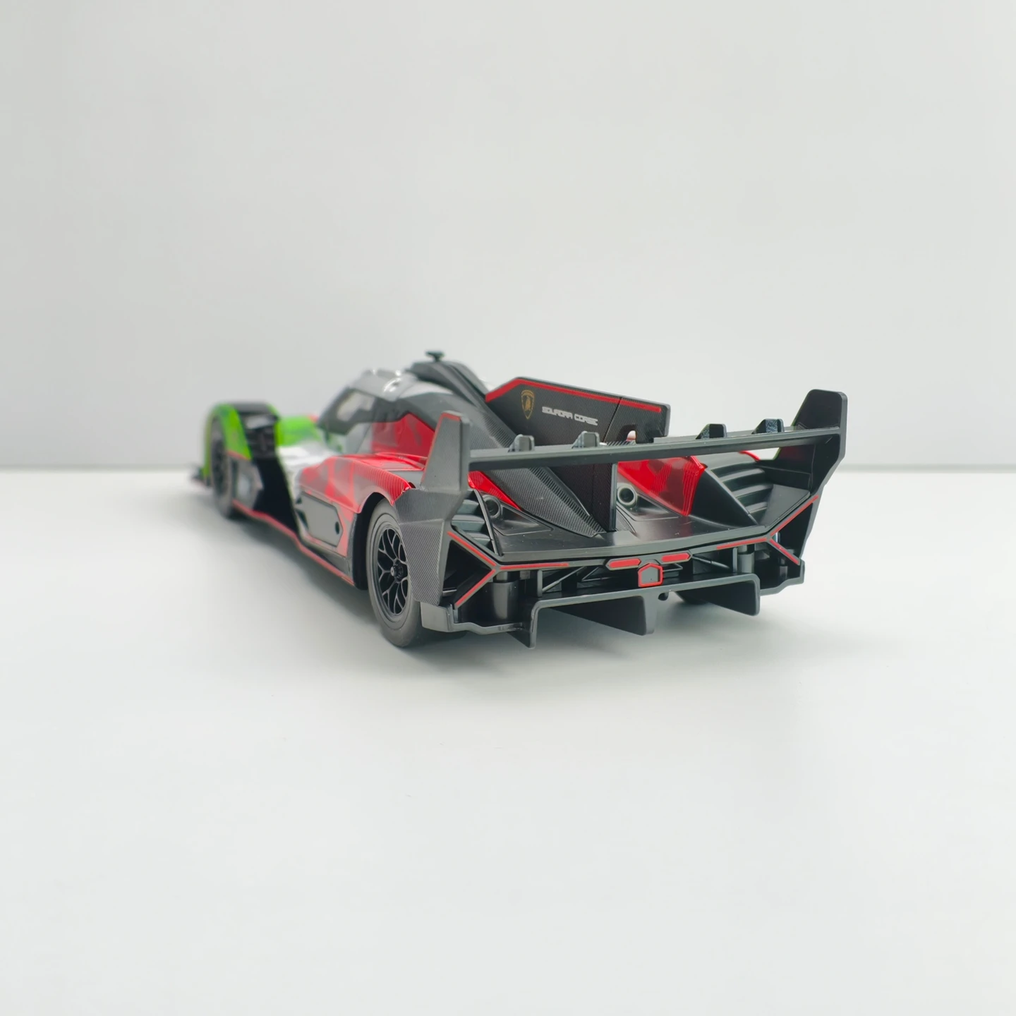 1:24 Simulation Lamborghini SC63 Alloy Supercar Model Sound and Light Car Ornament Collection Sliding Model Gift