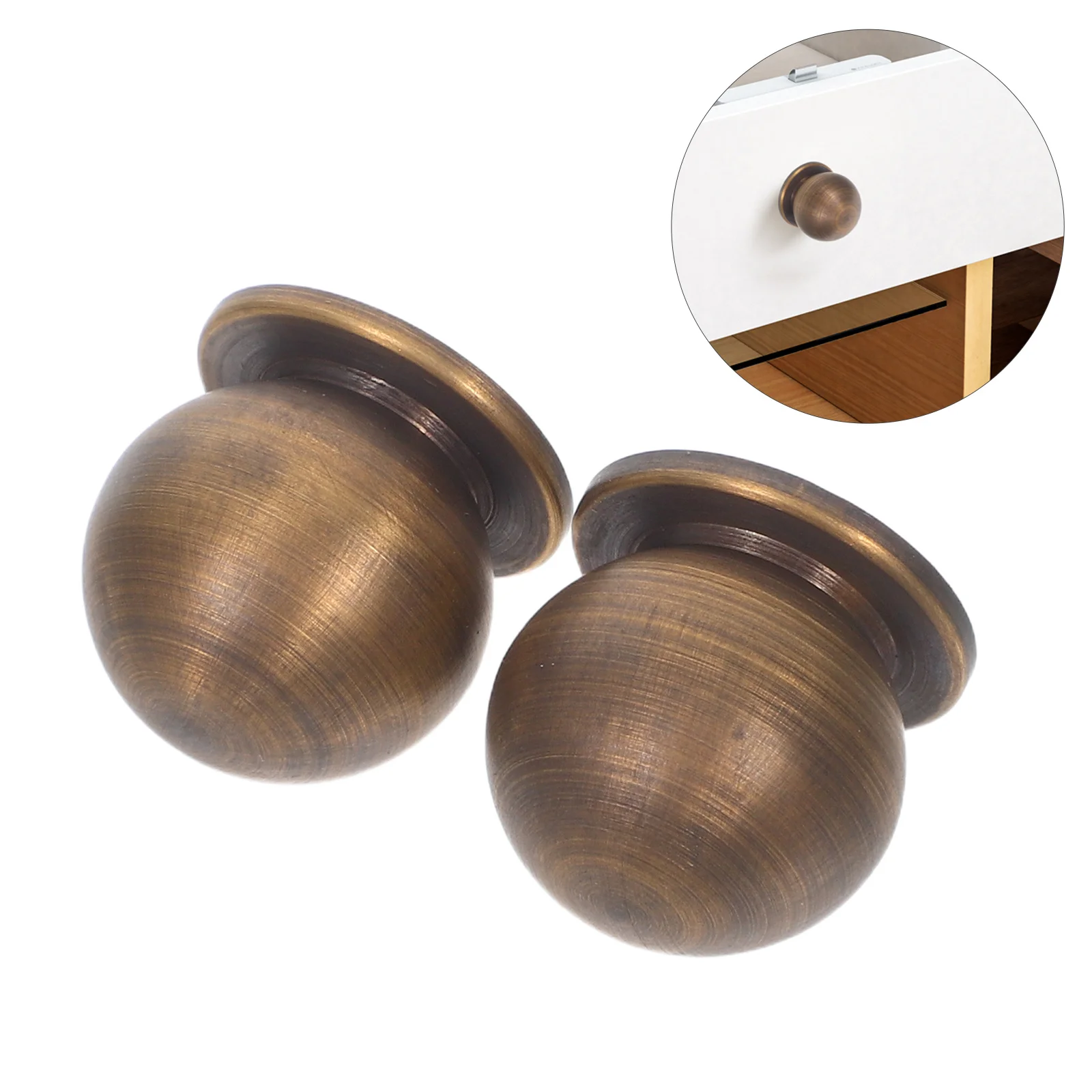 

2Pcs Copper Door Handle Furniture Pull Replacement Bi-Fold Door Pulls Metal Cabinet Handles Metal Drawer Pulls