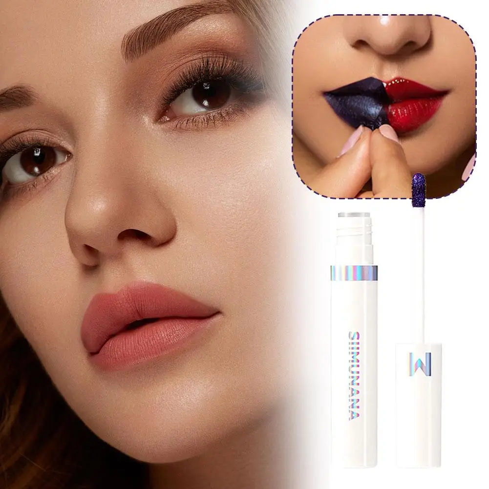 ترطيب المسيل للدموع ملمع الشفاه مقاوم للماء غير عصا كوب تقشر أحمر الشفاه السائل المضادة للتجفيف طويلة الأمد المسيل للدموع الشفاه الصقيل #6
