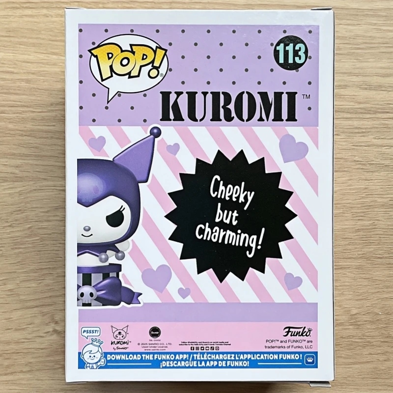 Funko Pop! Original Hello Kitty and Friends Kuromi #113 Metallic Vinyl Figure Collectible Model Desktop Ornament Gift for Fans