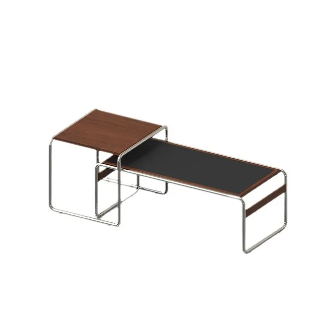 中世のレトロなティーテーブル、小さなアパートの組み合わせ、子供と母親のコーヒー、リビングルーム、中世のミニマリストのロックボードコーヒー