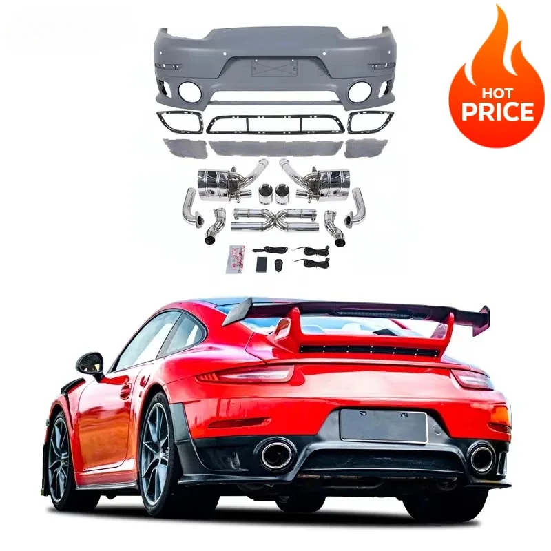 

Hot Sale! Carbon Fiber Rear Spoiler Wing for 911 991 2012-2018 - GT2 RS Body Kit Rear Bumper Upgrade Tail Wing