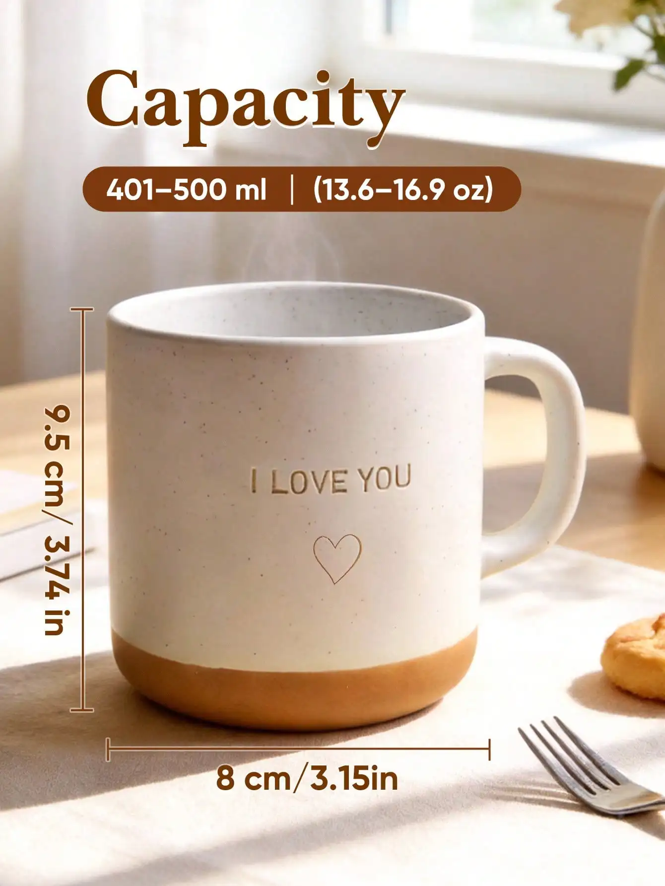 Custom Laser Engraved Ceramic Mug Personalized Name Text Coffee Tea Gift For Her Him Teacher Couple Anniversary Valentine