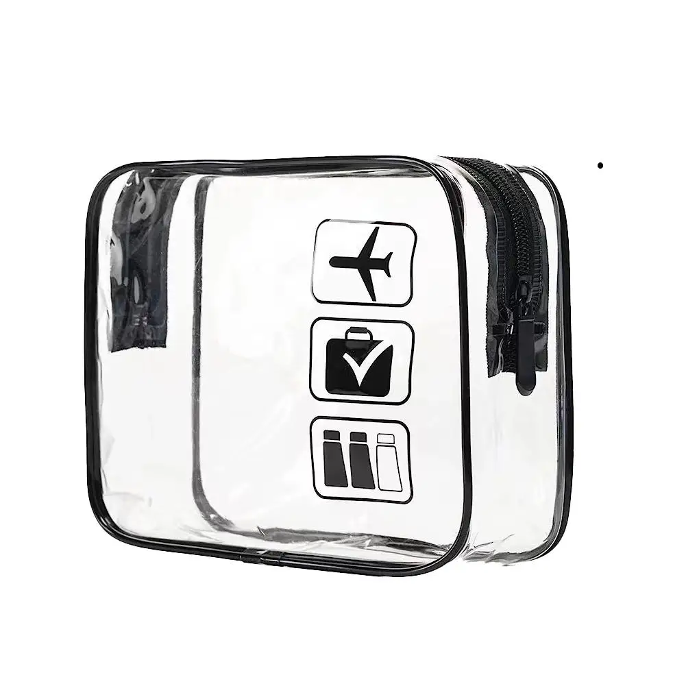 Transparent Cosmetic Bag PVC Waterproof Cosmetic Bag Box Multi-function Bag Cosmetic Pouch Travel Toiletry Handbag Tool Sto C8T5