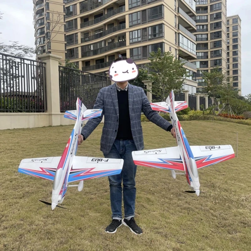 F3A Elf RC Airplane F-803 EPO 1m Wingspan Fixed Wing Model Aerobatic Pattern Plane Stunt Flight Training Aircraft for Hobbyists