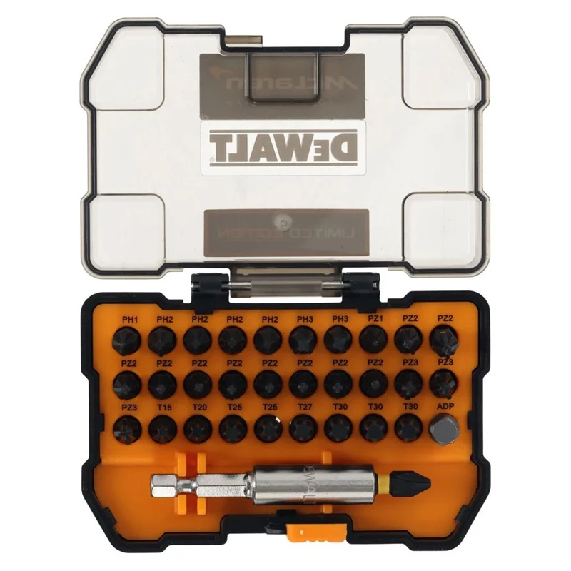 DEWALTxMcLaren DT70901T F1 Team Special Edition Screwdriver Bit Set 32-Piece Wear-resistant Tools Accessories