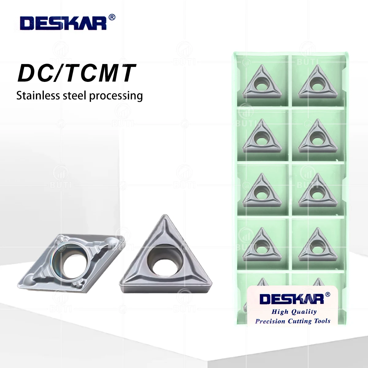 

DESKAR 100% Original DCMT070204/08-MV TCMT110204/08-RM LF6018S CNC Lathe Alloy Turning Tool Blade Stainless Steel Machining Part