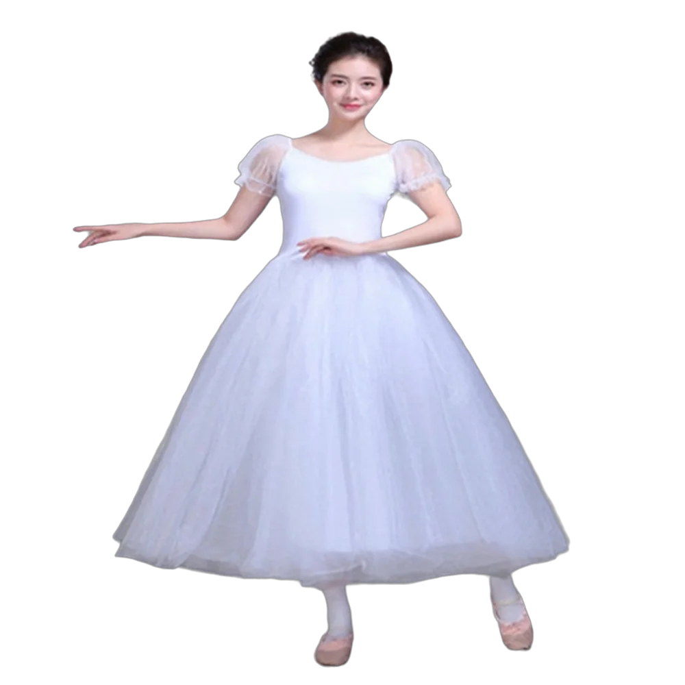 Costume tutu de ballet professionnel pour adultes, jupe bouffante, classique, blanc, nouvelle collection