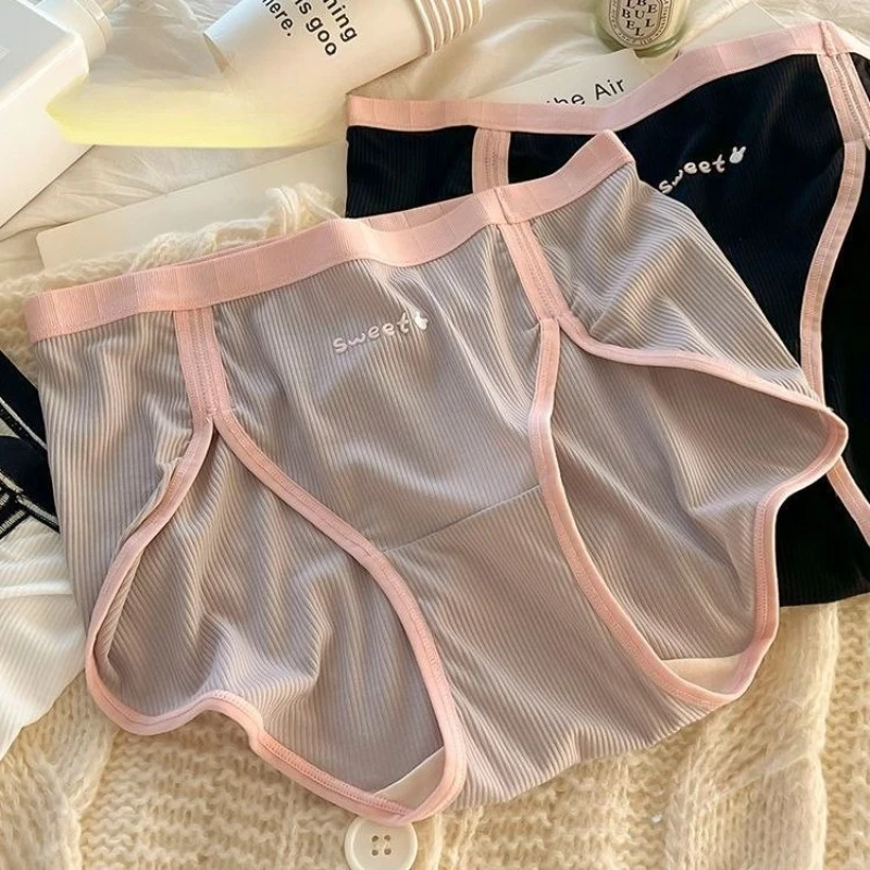 Large Size Panties Women's Pure Cotton Crotch Girls Sports High Waist Sexy Girls High Split Ends Women's Fat Mm 95KG Shorts 2026