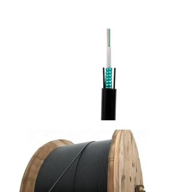 Applicable to GYXTW Outdoor single-mode 4-core armored fiber optic cable Flame retardant armored fiber optic cable